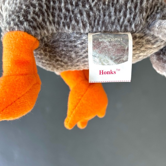 Ty Beanie Baby Collection Honks the Goose Rare Retired Plush Bird Vintage Toys - Picture 6 of 8